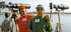 Arnie and Ron at the Press Site for Apollo 11