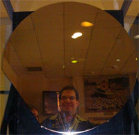Craig Reflected in Panel from James Webb Space Telescope
