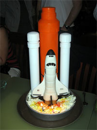 Space Shuttle Cake